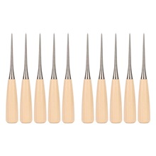 外贸锥子 热卖手工皮革工具 圆孔实木柄锥子可钻孔千枚通工具