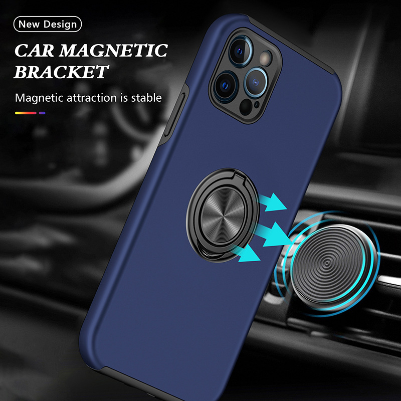 Custodia minimalista adatta per iPhone 12 Pro, custodia protettiva con anello invisibile per iPhone 17e, vendita all'ingrosso transfrontaliera_voghion.com