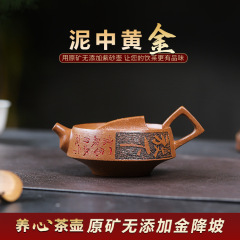 宜興オリジナル鉱石無添加手作り紫砂壺金降坡世界旅行水爆発