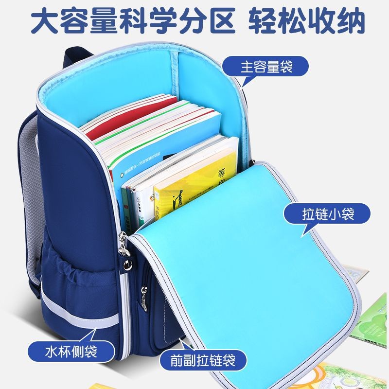 2025 nueva mochila escolar para estudiantes de primaria 1 - 6 grados para niños niñas mochila de hombro de gran capacidad de reducción de presión