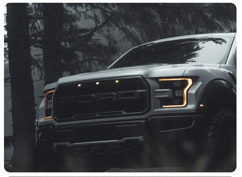 Car led net small yellow light driving daytime running light warning SUV off-road vehicle general change decoration colorful flash light
