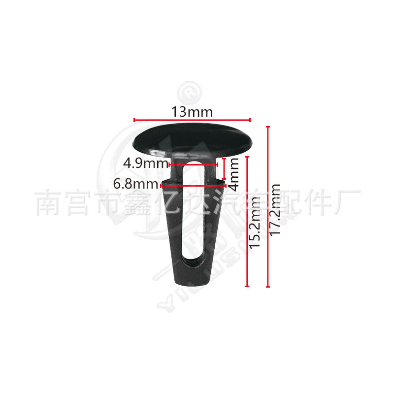 Cubierta del capó del motor del automóvil, almohadilla de aislamiento térmico, revestimiento del maletero, hebilla de algodón insonorizada F146