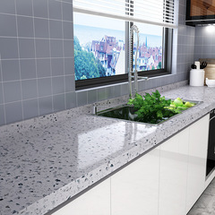 Cross-border self-adhesive aluminum foil oil-proof sticker kitchen bathroom countertop waterproof wallpaper washable home renovation wall sticker