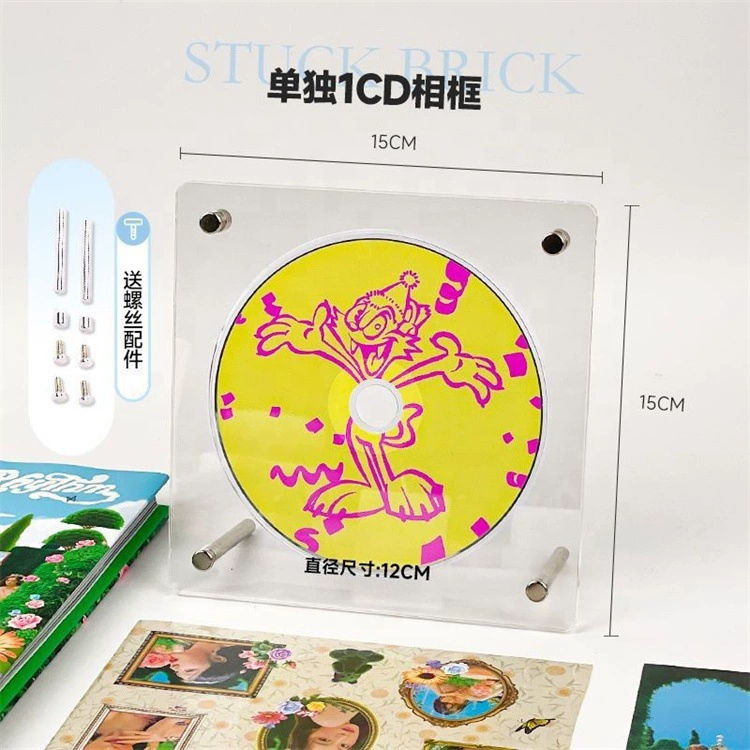 Kpop CD Holder Display Rack Acrylic CD Photocard Frame