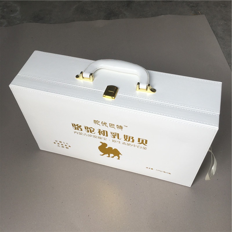 厂家生产 /皮质化妆品盒  皮质保健品礼盒  皮质 礼品包装盒