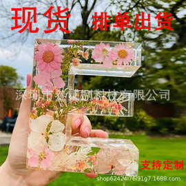 现货 Floral Resin Night Light 花卉字母树脂夜灯家居装饰 礼品