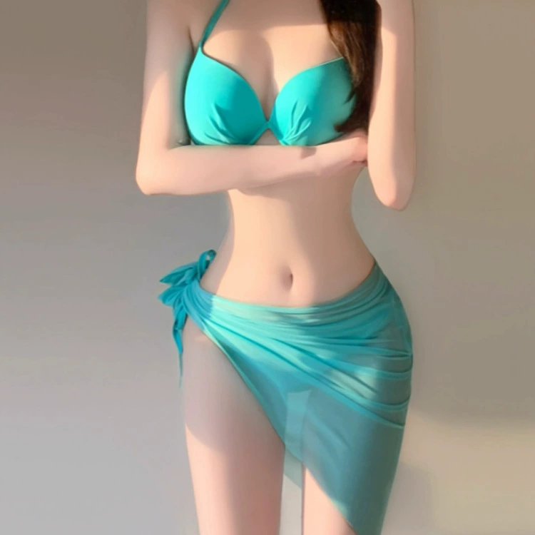 Купальник Tiffany женский 2‑предметный с платком, сексуальный дизайн, размеры M–XL (80–130 цзынь)