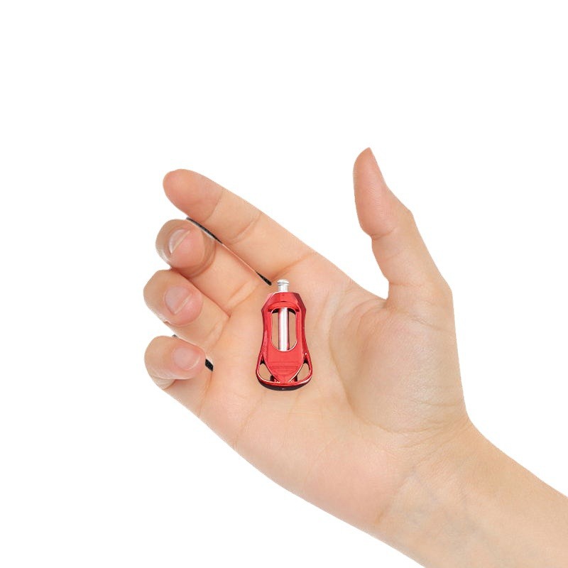 Dawa Bola de agarre hueco Luya accesorios de artes de pesca modificado ultraligero Bola de agarre transparente ligero pequeño carrete de pesca agarre