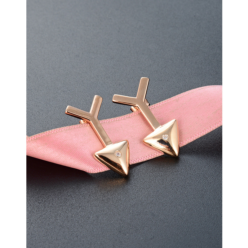 Rose pendientes para las mujeres 925 Luz de plata esterlina de lujo nicho diseño 2024 nuevos pendientes de estilo elegante pendientes de estilo frío