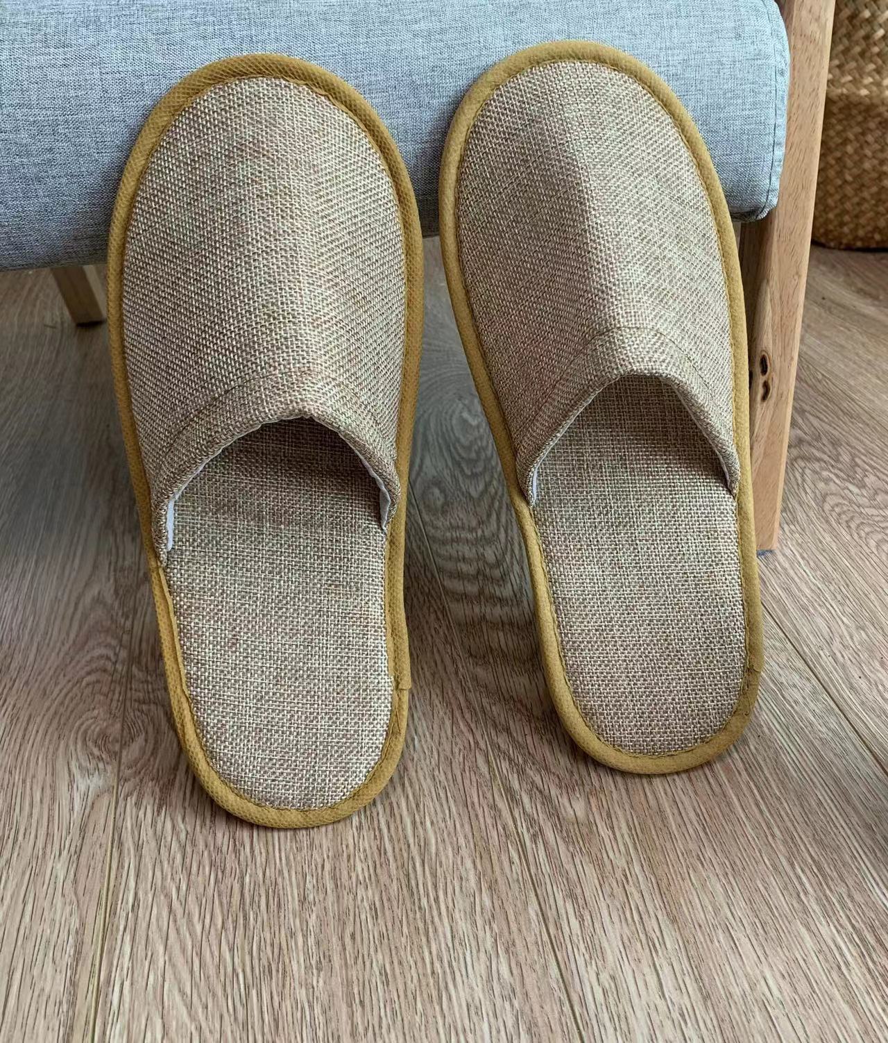 Encrypted linen yellow one bag