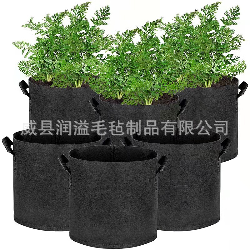 自产自销毛毡种植袋毛毡绿化毛毡绿化袋毛毡种植墙园林绿化袋