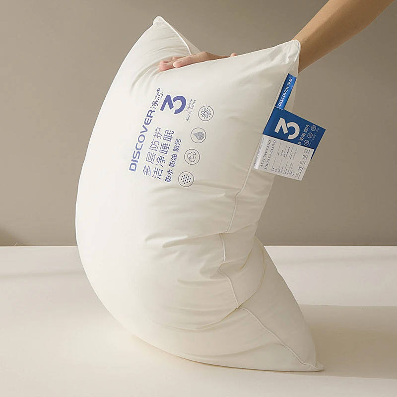 Núcleo de almohada de tres tipos (100% algodón)