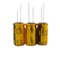 2.7v 10f黄金电容  导针型圆柱单体锂离子超级电容器 脚距10MM