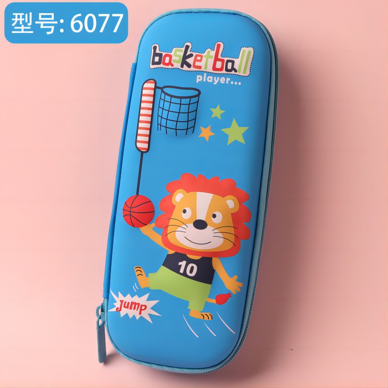 Tres capas de piel - el pequeño León de dibujos animados 3D