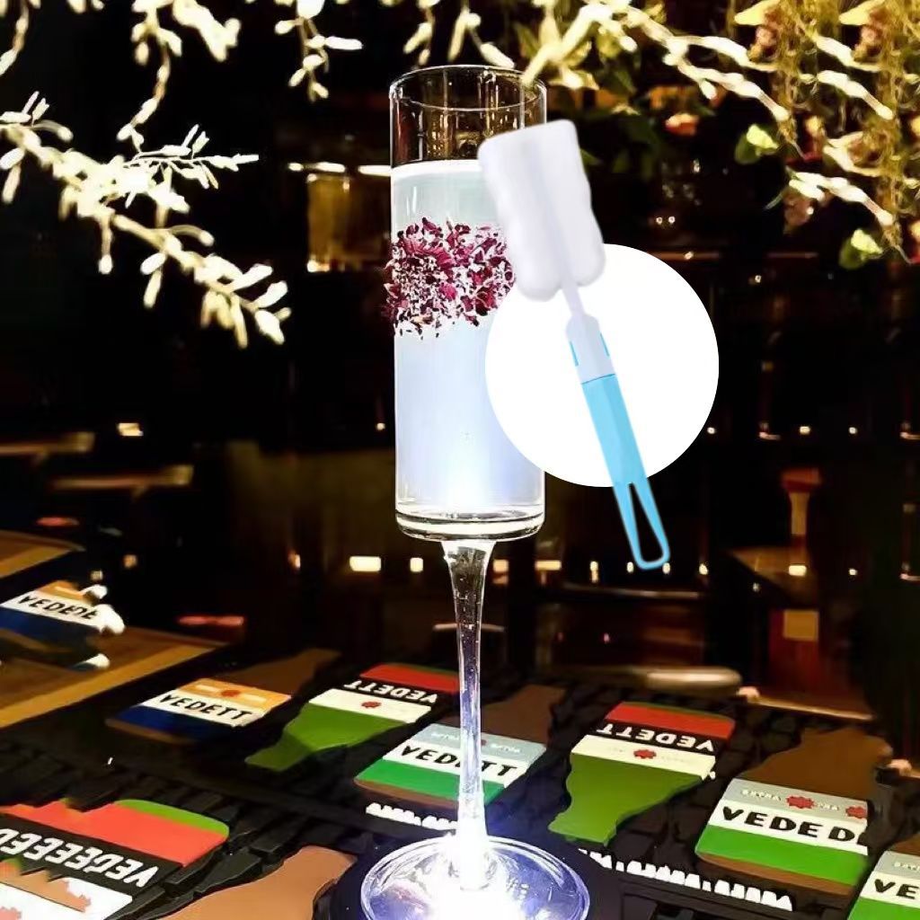 (스트레이트 샴페인 글라스) 특수 청소용 컵 브러시