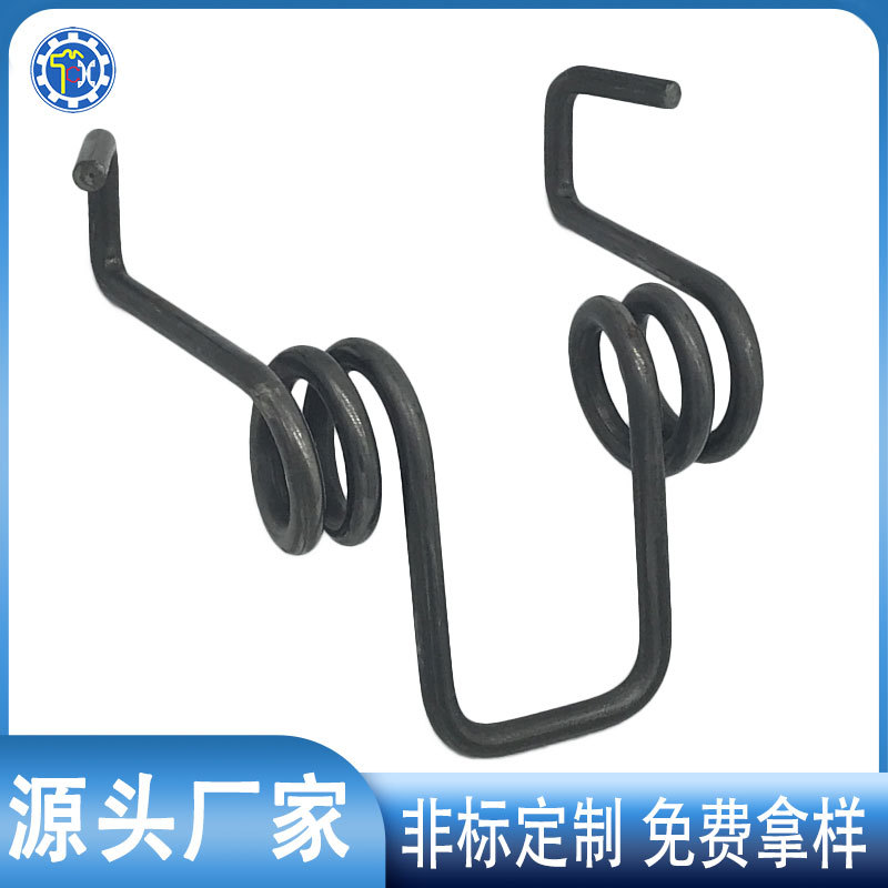 厂家直销扭转弹簧压缩拉伸扭簧异形弹簧琴钢线72A60si2mn双扭弹簧