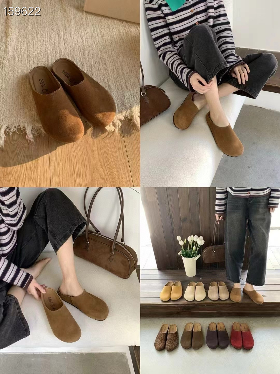 Dép quai hậu kín mũi Birkenstock thời trang 2025 cho bà bầu — yến mạch mơ, cà phê, con lạc đà, màu vàng chi tiết 7