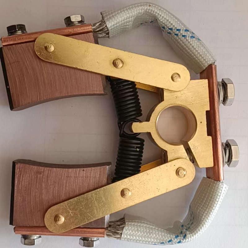 供应电机碳刷架定 制各种工业机械设备用刷握铸造黄铜铝碳刷架