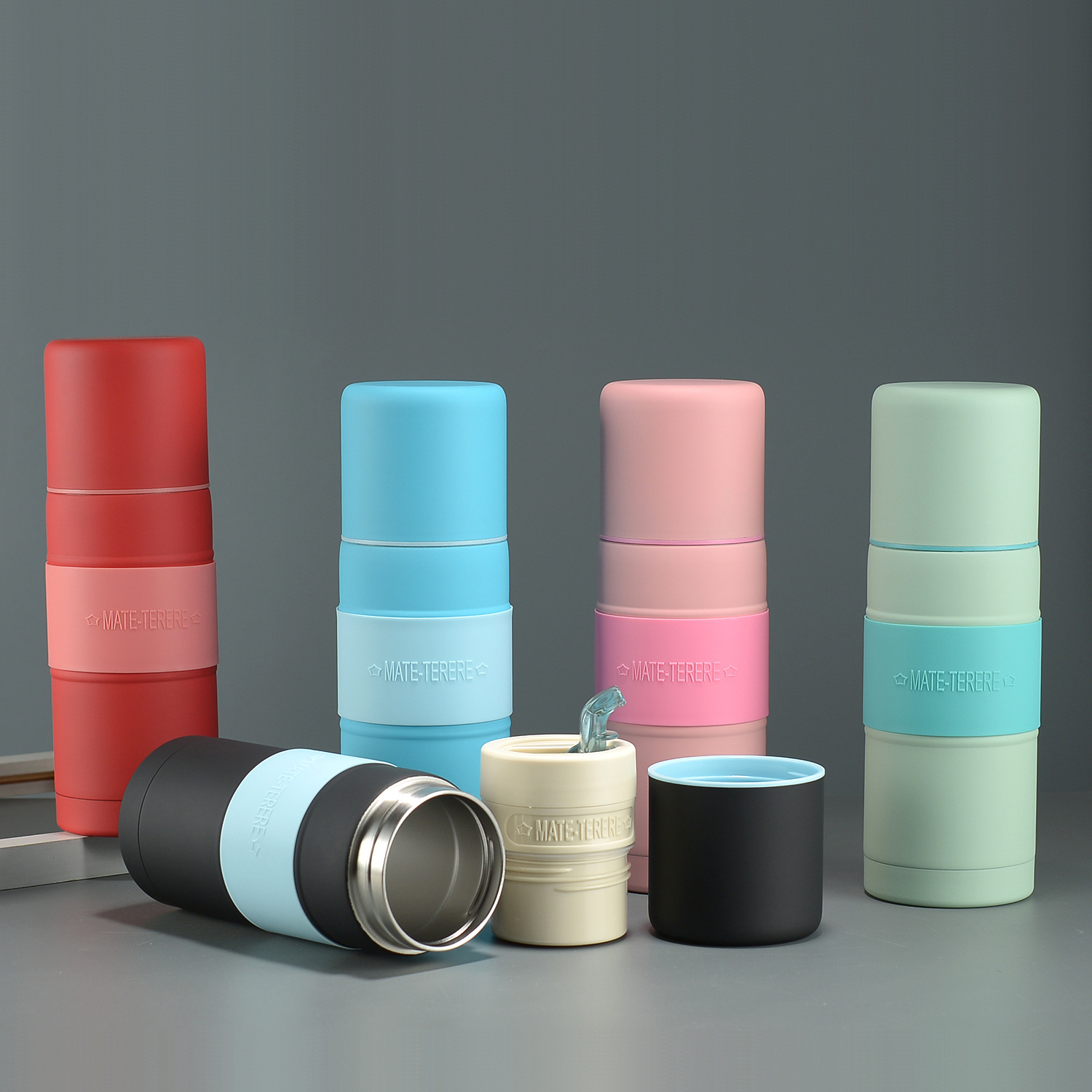 Popular multi-funcional de gran capacidad de doble capa de acero inoxidable termo taza