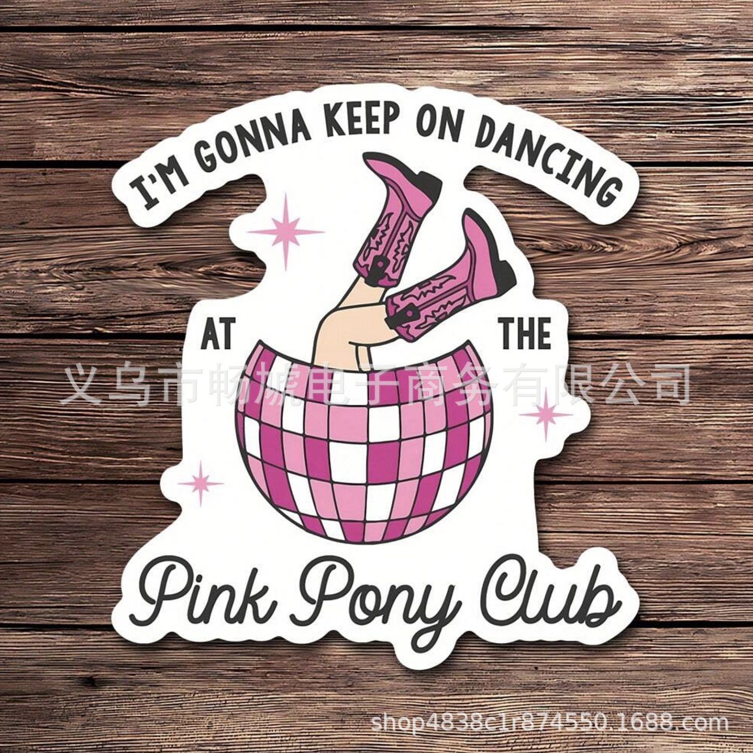 (Cross-border trading), fuchsia boots heels, sticker, English, Amazon