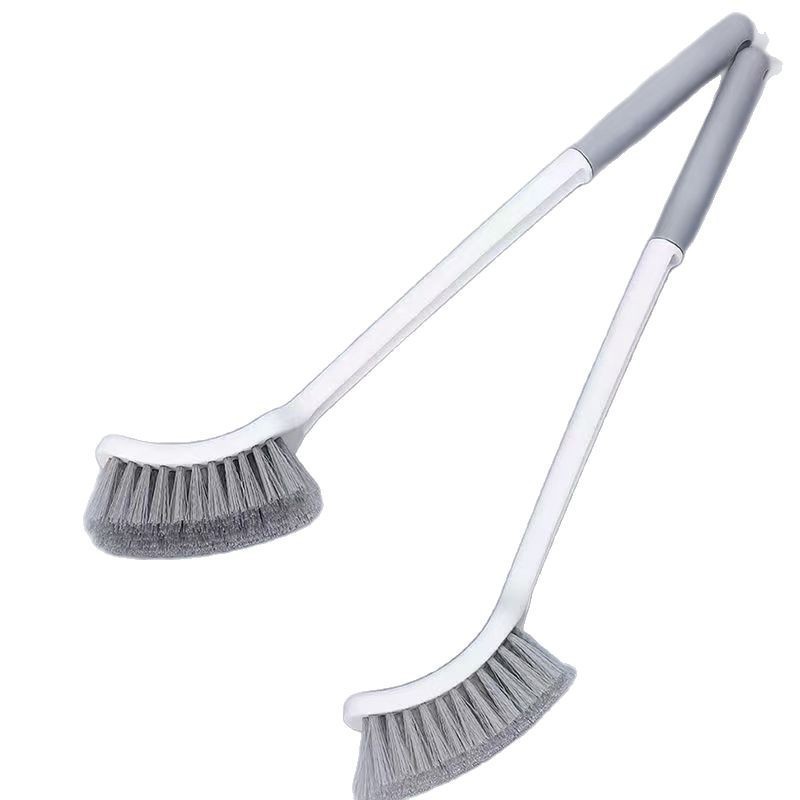 Cepillo de inodoro Cepillo de inodoro de cabeza cuadrada de mango largo Cepillo de inodoro montado en la pared sin ángulo muerto Cepillo de inodoro en cuclillas Cepillo para el hogar Ventas directas de fábrica