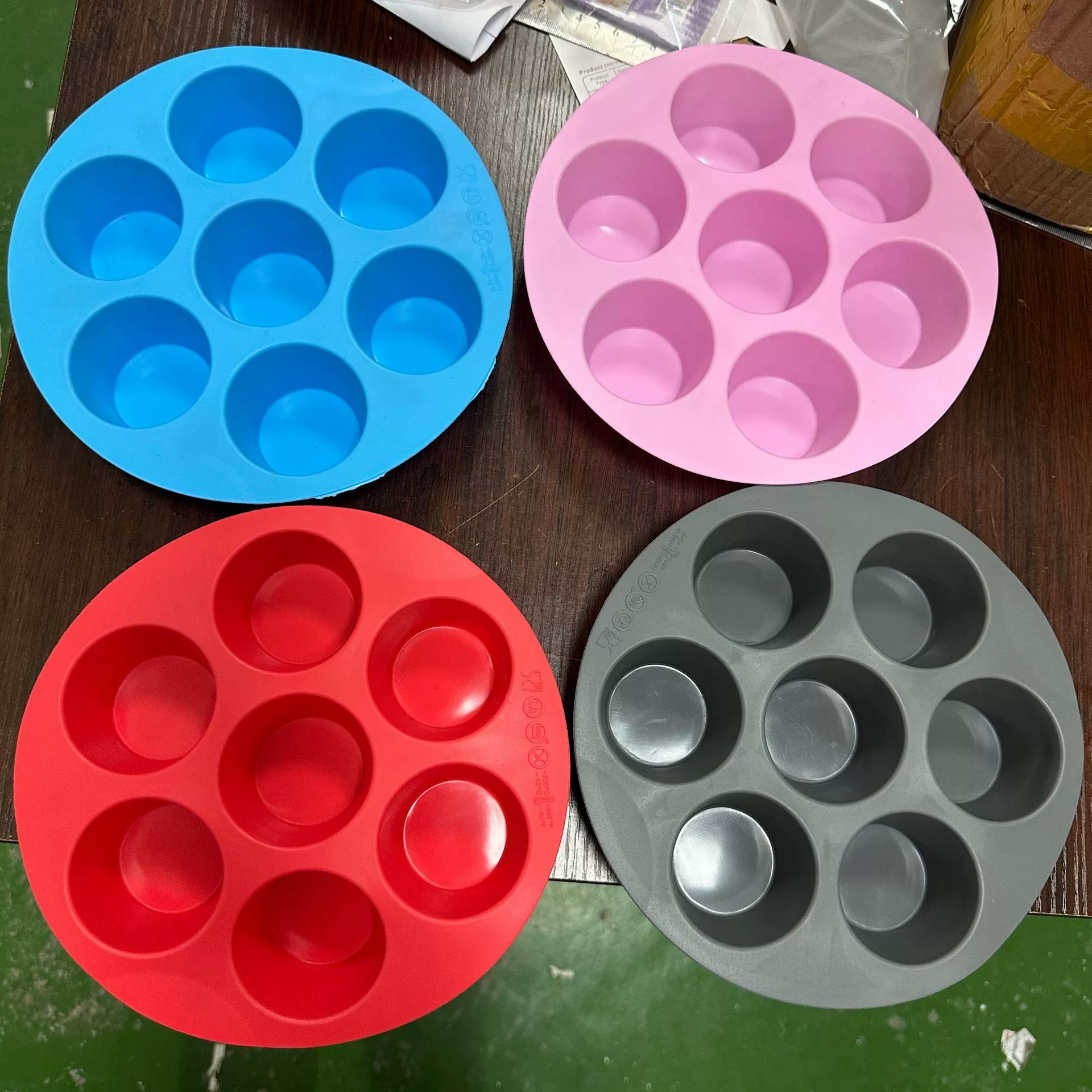 Силиконовая форма для торта с семью отверстиями, домашняя вечеринка, посуда для выпечки, цилиндрическая форма «сделай сам», аксессуары для фритюрницы