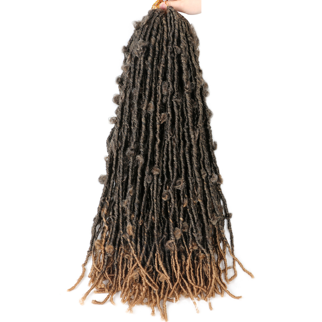 24inch Butterfly Locs Crochet Hair Butterfly Crochet peluca trenza sucia