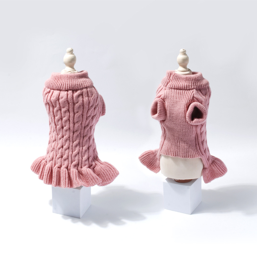 Knitted Dog Wool Skirt