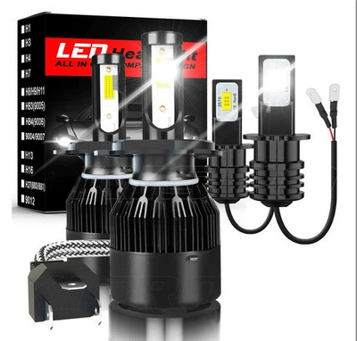 Ön faralar, Tcyato Cross-Border Hot-Selling Led - black-c6-h4-2-pieces-fog-light-white-light-h3-2-pieces