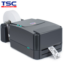TSC ttp244pro 342Pro碳带标签打印不干胶标签亚银纸铜版纸打标机