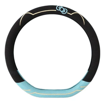 Steering wheel cover Breathable Ice Silk, Non-Slip, Sweat-Absorbent