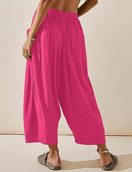 Women's Daily Simple Style Solid Color Full Length Casual Pants Wide Leg Pants display picture 31