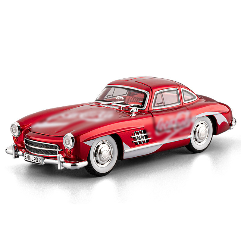 Modelo de Auto de Aleación 1:24 300SL con Impulso por Retroceso y Sonido