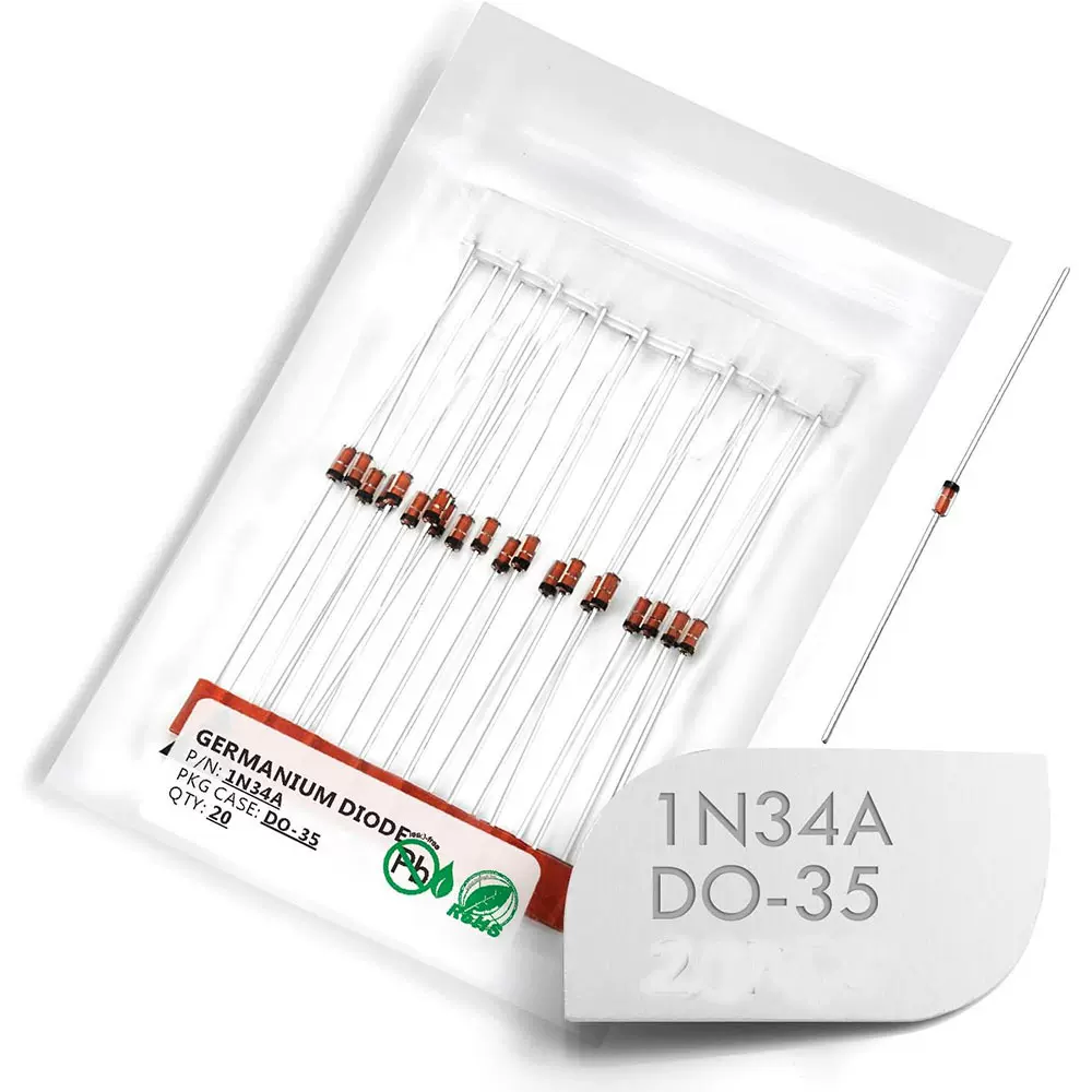 肖特基二极管 50mA 65V DO-35 (DO-204AH) 50个装