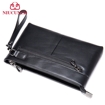 Cross border genuine leather Soft leather business affairs Grab bag Light extravagance have more cash than can be accounted for capacity man wallet multi-function mobile phone Small bag