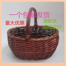 ✅藤编藤编 鸡蛋篮 土鸡蛋篮野餐篮礼品鸡蛋篮菜篮子果篮子工厂