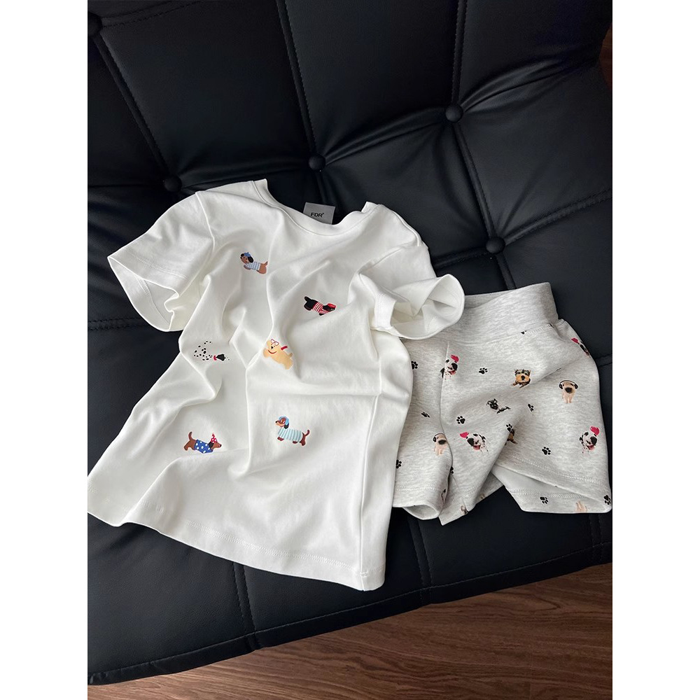 Women's Summer Pajama Set Thin Short Sleeve High End Home Wear Casual Outfit Ins Style Cross Border Wholesale Polyester Lingerie_voghion.com
