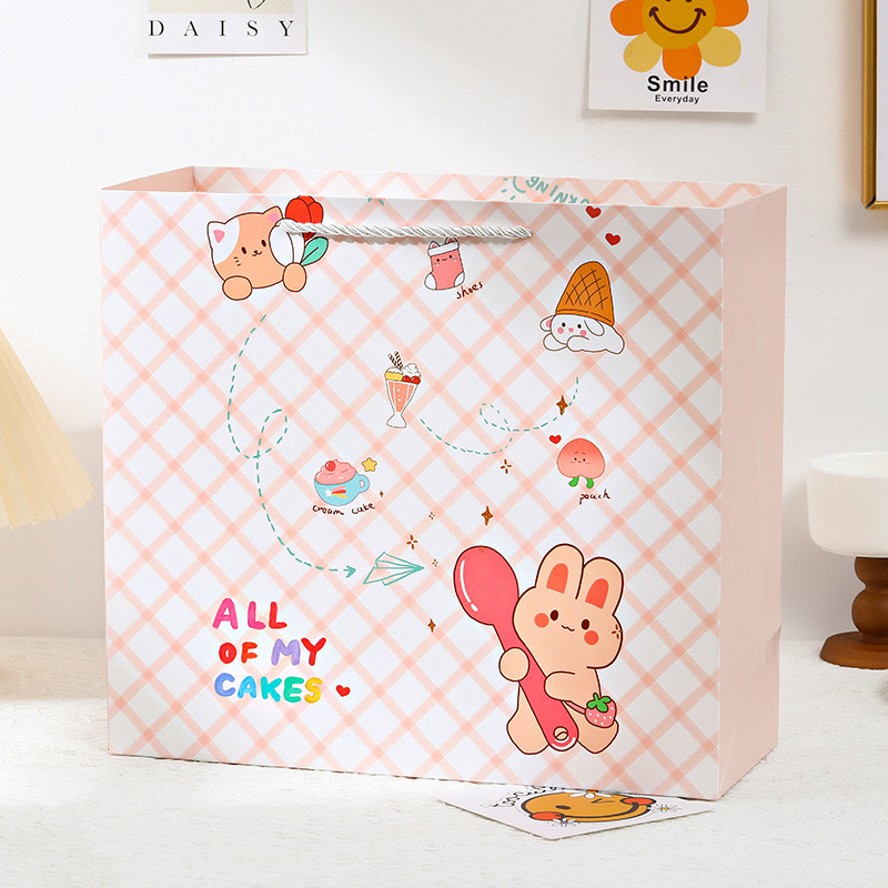 2#귀여운 토끼 인형; 백상지; 특대형 (길이 35cm * 폭 14cm * 높이 32cm)