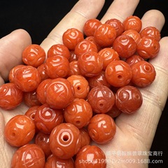エメラルドレッド翡翠セイコー 12 ミリメートルドラゴンボールルースビーズ卸売 DIY ブレスレットネックレス翡翠ジュエリーパターンビーズ卸売