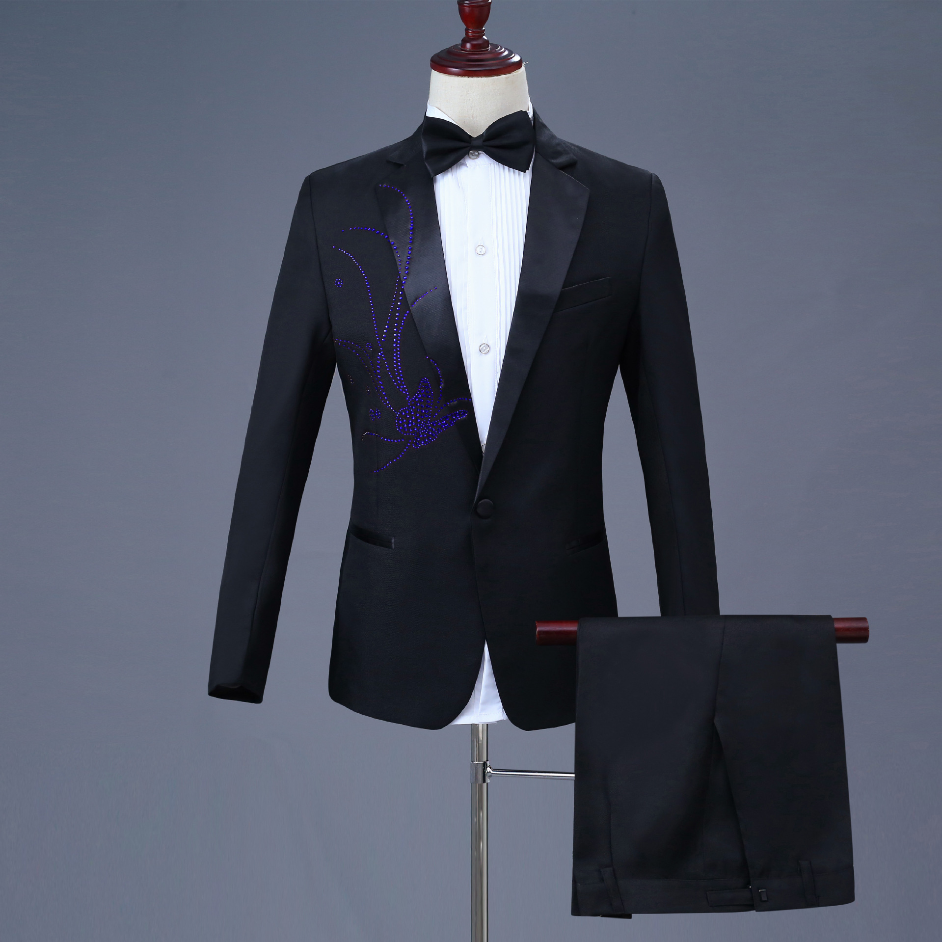 블랙 사파이어 다이아몬드 (재킷+바지+나비넥타이)