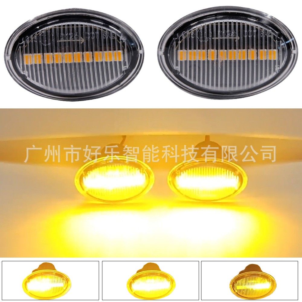 Suitable for Fiat 500 Ford KA/Lancia/Maserati/Alfa Romeo 4C turn side lights