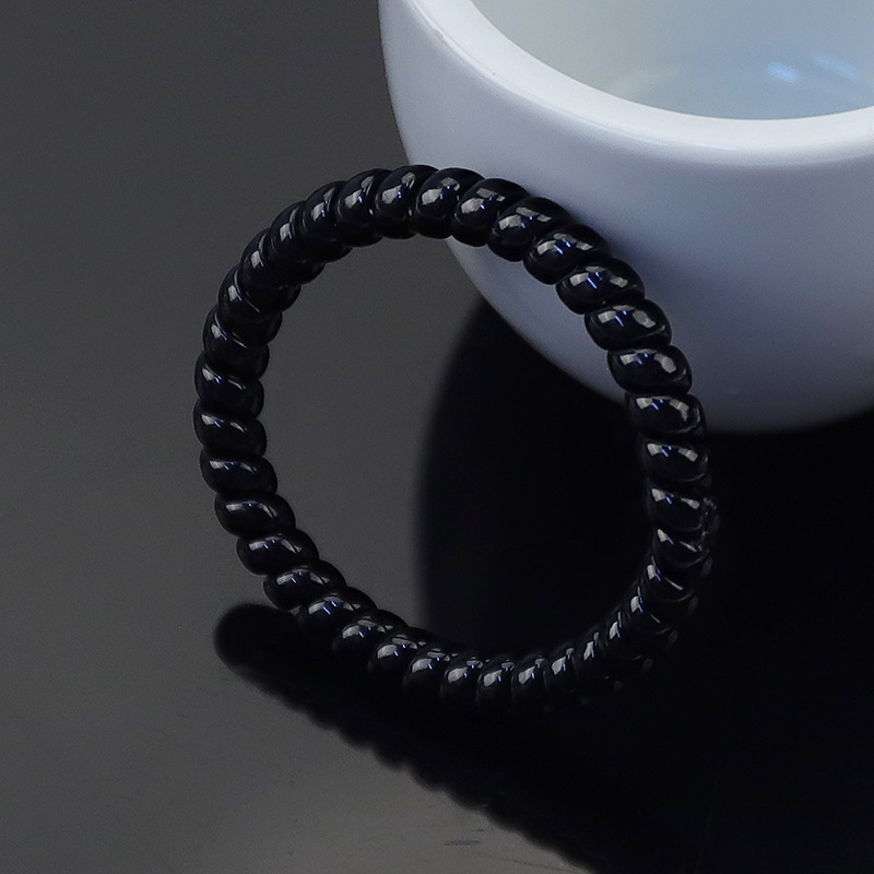 Línea telefónica simple banda para el cabello pulsera delgada cuerda para el cabello nueva cuerda para el cabello corbata Cola de Caballo banda de goma elástica Corea del Sur accesorios para el cabello