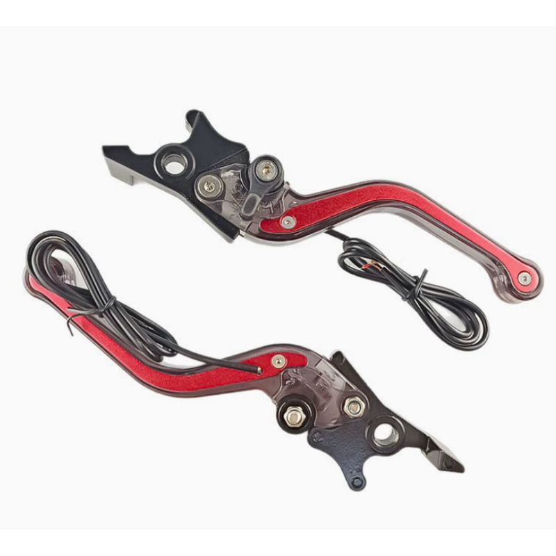 Motorcycle and Electric Vehicle Accessories Modified Led Lights, Horn, Front and Rear Disc Brakes, 6-Speed Handle, Brake and Clutch Handle, Cross-Border