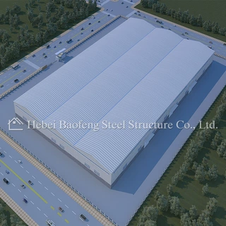 源头厂家 Q235钢结构车间厂房 出口菲律宾 钢结构建设