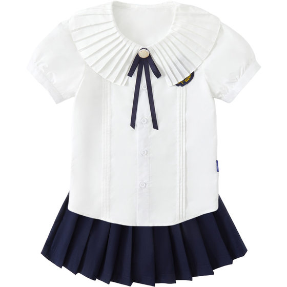 Summer Children's School Uniform suit Performance Uniform Primary School Students' School Uniform Performance Uniform Kindergarten Garden Uniform Summer Uniform
