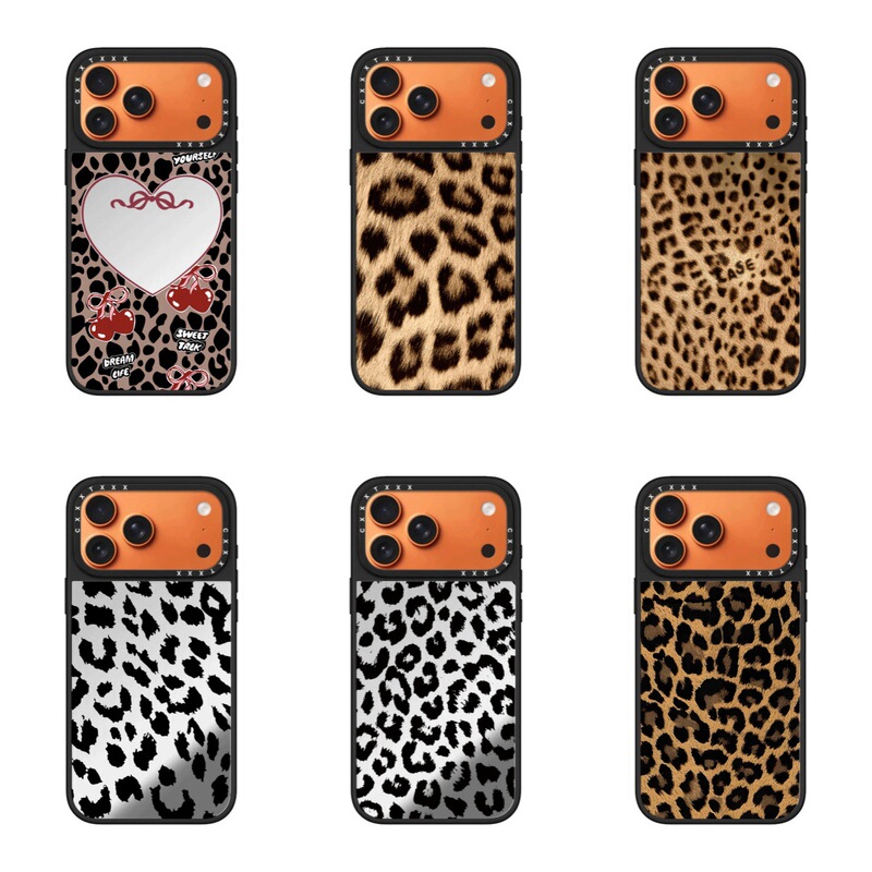 Collaboration Leopard Print Series Wang Hedi's Same Model Suitable for iPhone 17 Magnetic Magsafe 16 Pro/Apple 15