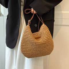 メーカー卸売りの斜めショルダー草編みバッグの新型シンプルなシングルショルダーバッグ