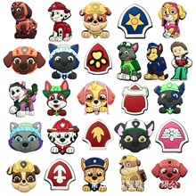 汪汪队卡通洞洞鞋鞋花鞋扣PVC软胶鞋配件装饰扣洞洞鞋配饰批发