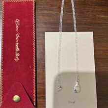 韩系ins同款通体S925纯银小酒瓶设计项链轻奢清冷感百搭毛衣链女