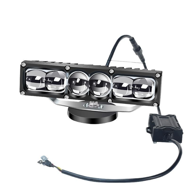 6 レンズ車のトラックのヘッドライト修正された LED 外部ヘッドライト 12V24V ユニバーサル超高輝度 2 色レーザー砲|undefined